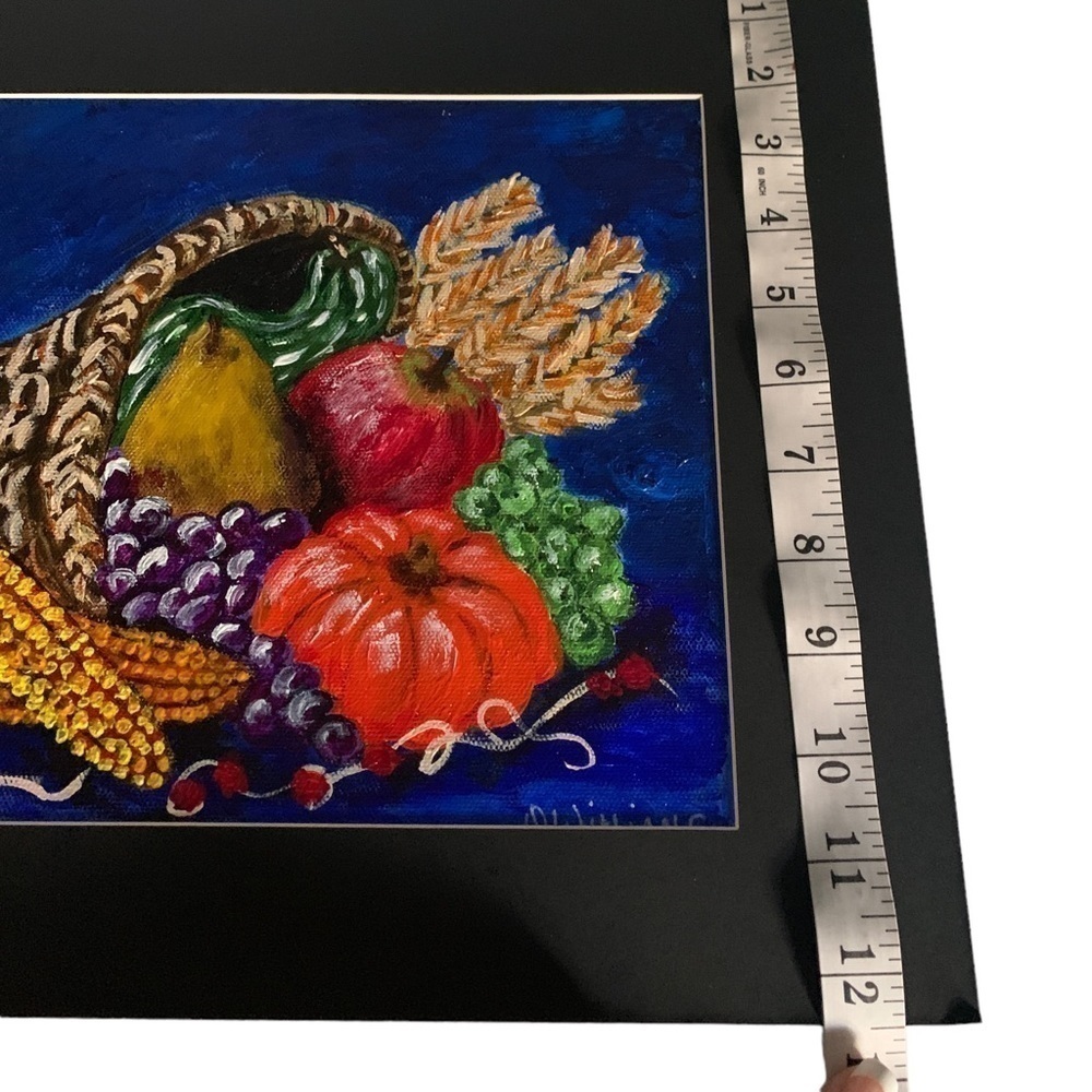 Original Acrylic Artwork Thanksgiving Cornucopia - Picture 12 of 12